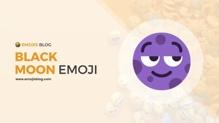 What Does The Black Moon Emoji Mean 🌚