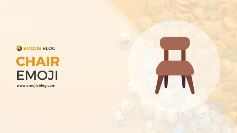 What Does The Chair Emoji Mean 🪑