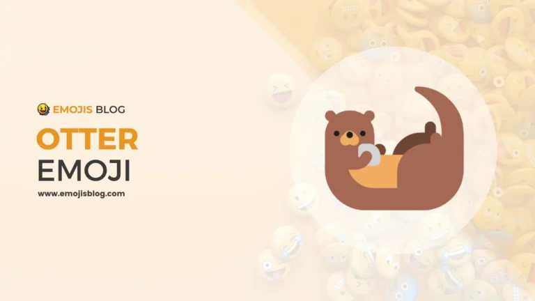 What Does The Otter Emoji Mean 🦦