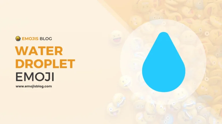Qué significa el emoji de la gota de agua💧