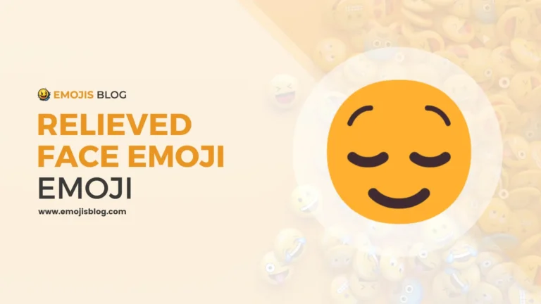 What Does This Emoji Mean 😌