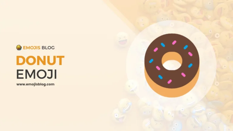 What Does The Donut Emoji Mean 🍩