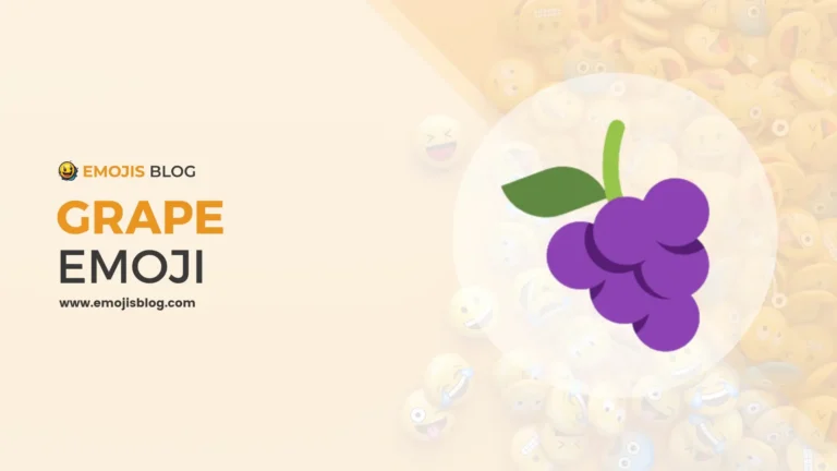 What Does The Grape Emoji Mean 🍇