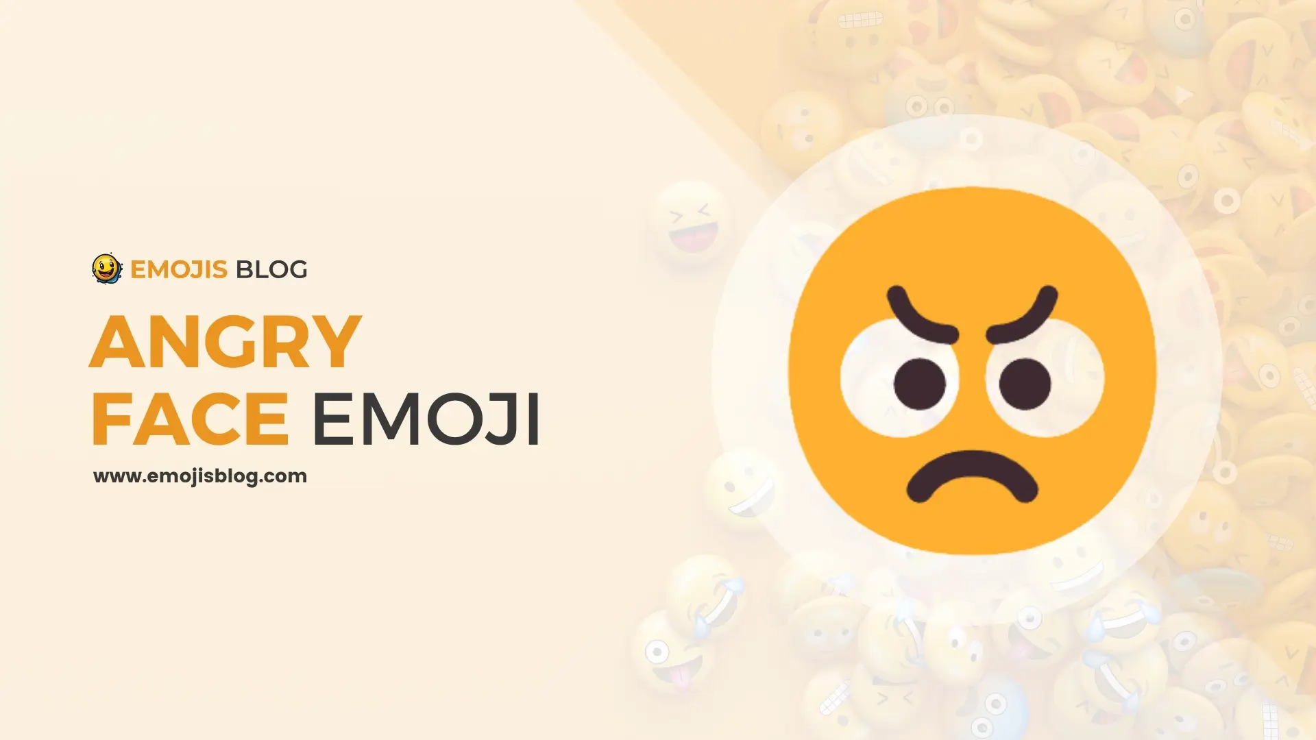 Angry Face Emoji 😠