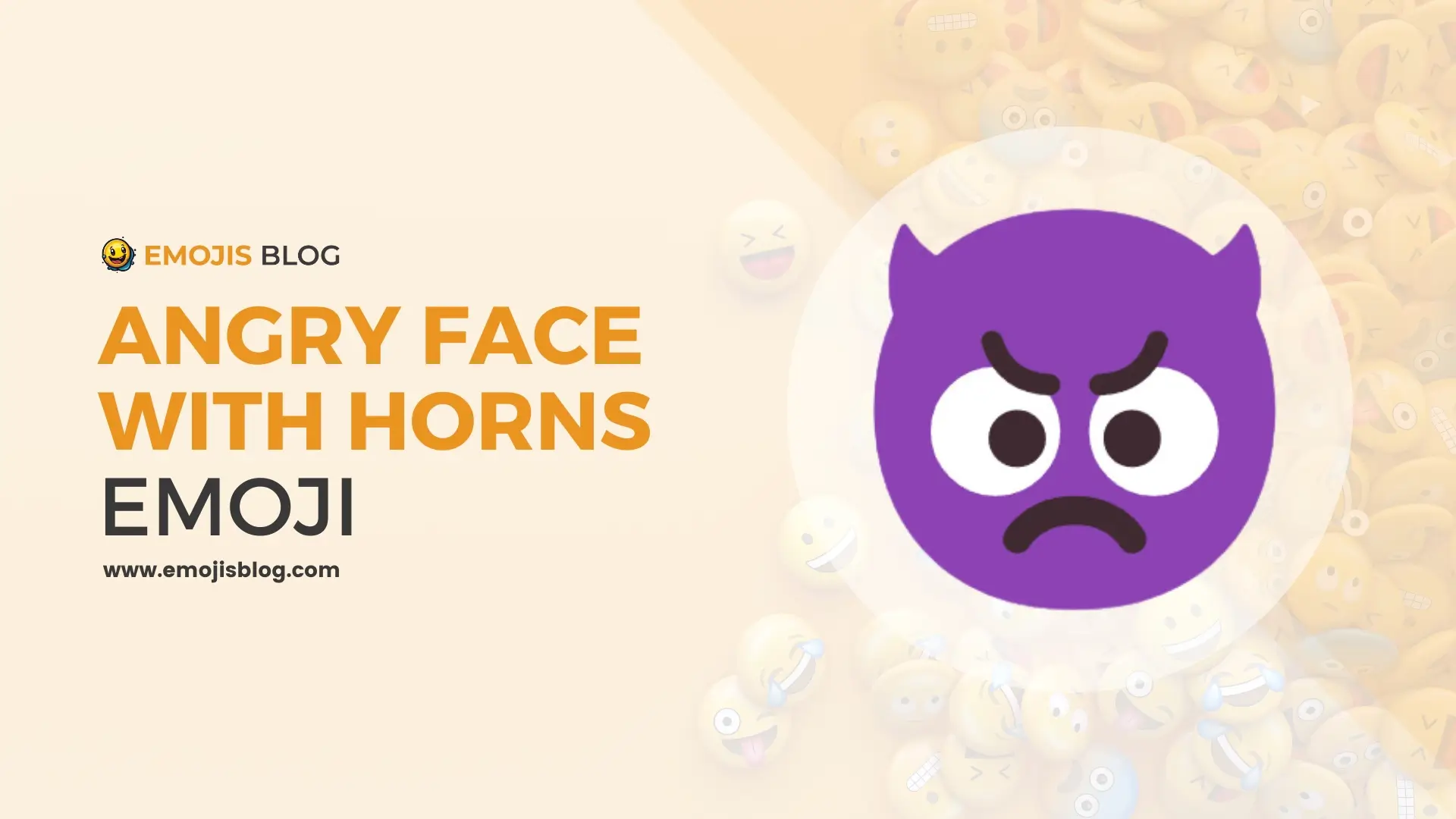 Angry Face With Horns Emoji 👿