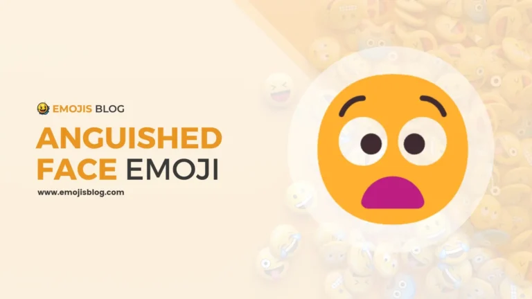 Anguished Face Emoji 😧