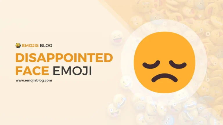 Disappointed Face Emoji 😞