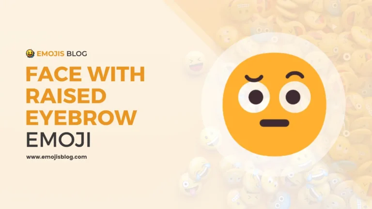 Face With Raised Eyebrow Emoji 🤨