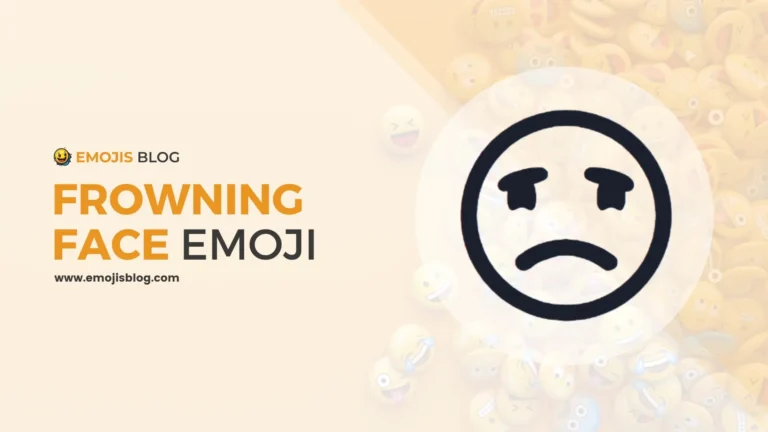Frowning Face Emoji ☹