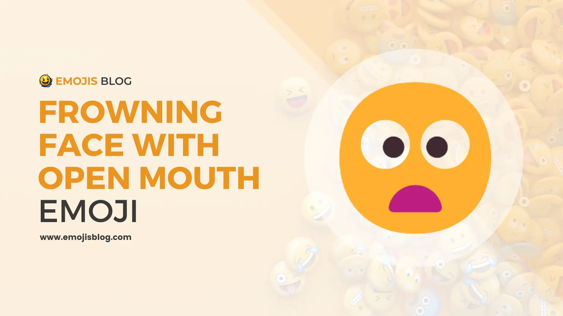 Frowning Face With Open Mouth Emoji 😦
