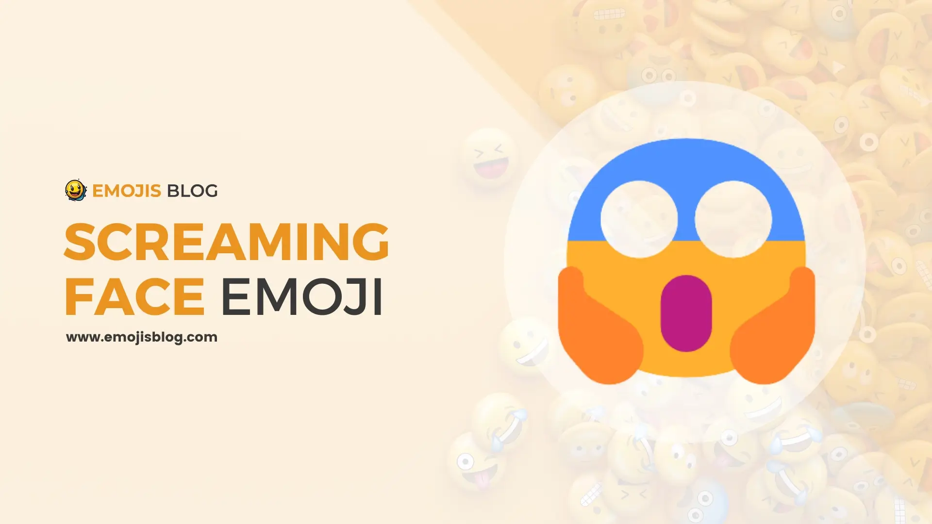 Screaming Face Emoji