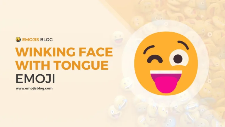 Winking Face With Tongue Emoji 😜