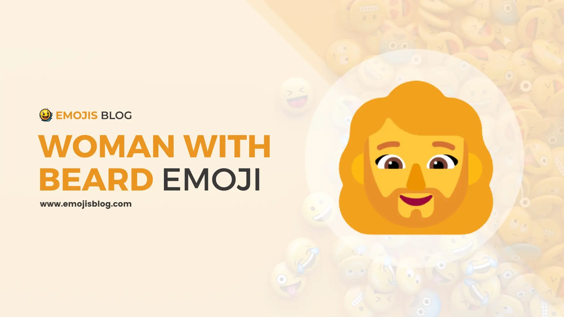 Woman With Beard Emoji