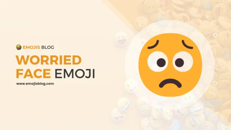 Worried Face Emoji 😟