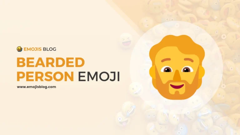 Bearded Person Emoji 🧔
