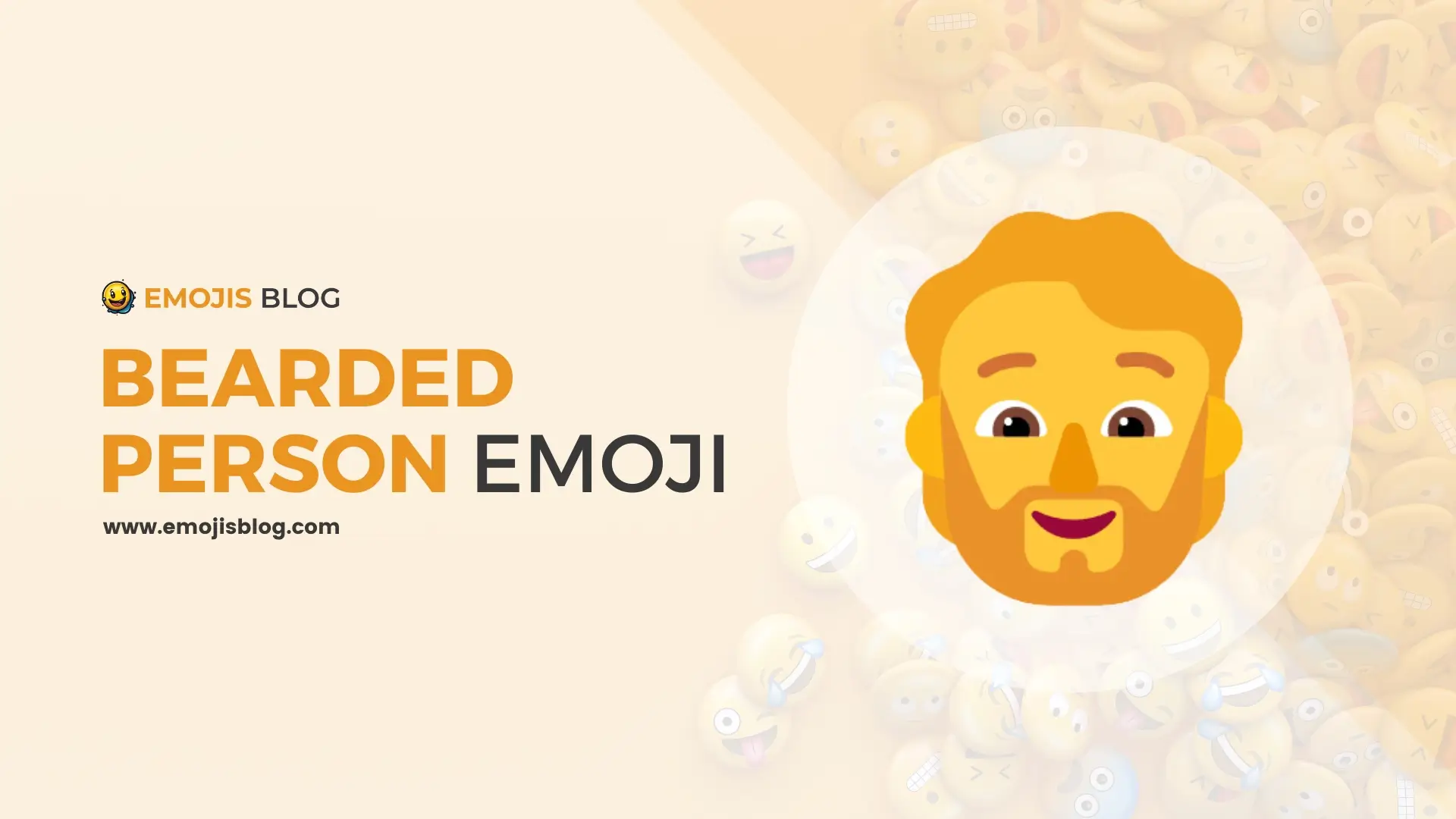 Bearded Person Emoji 🧔