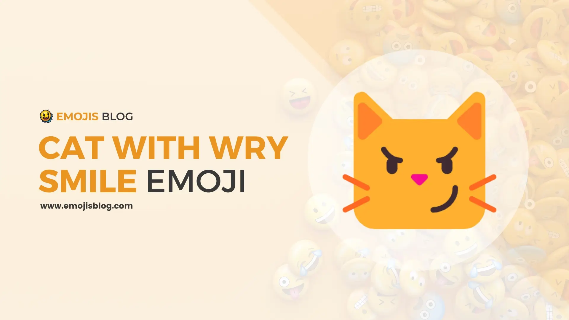 Cat With Wry Smile Emoji