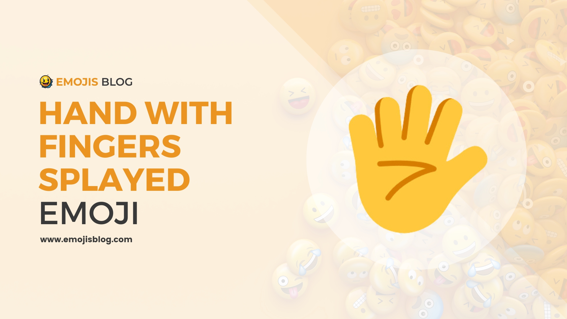 Hand With Fingers Splayed Emoji 🖐