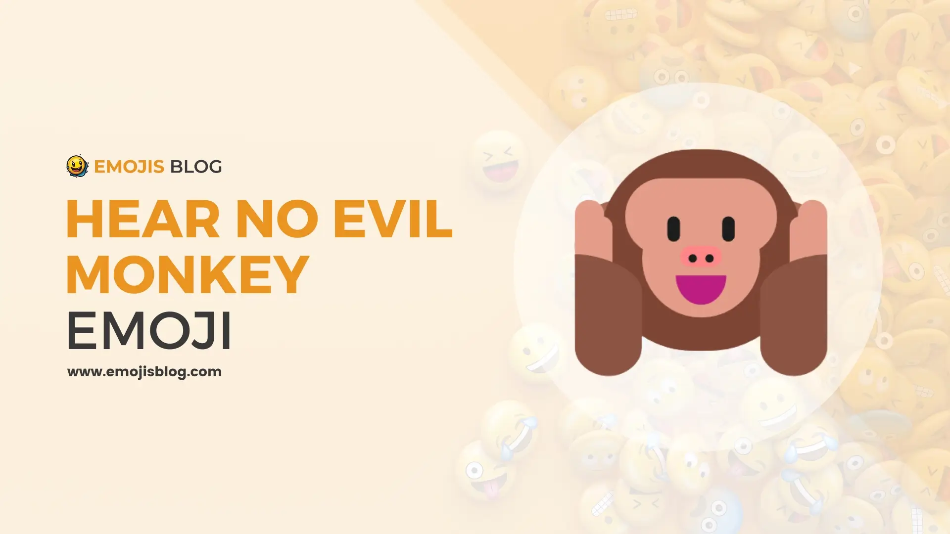 Hear No Evil Monkey Emoji 🙉