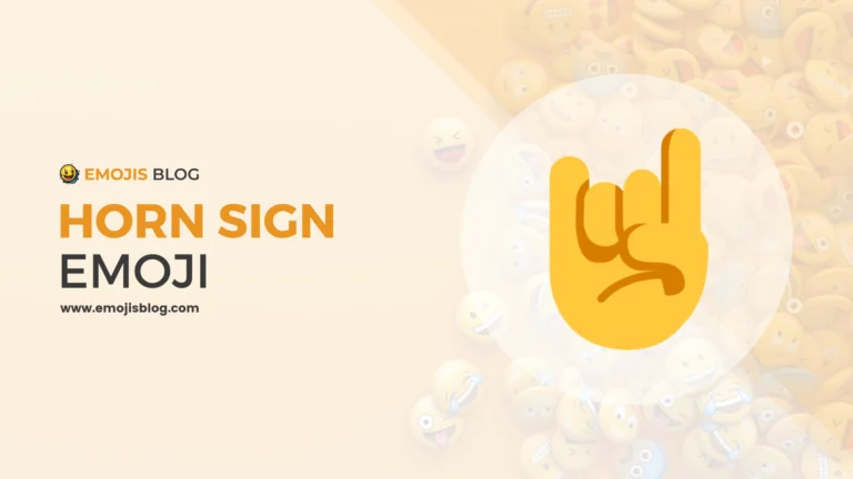 Horn Sign Emoji 🤘