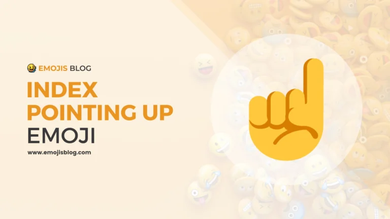 Index Pointing Up Emoji ☝