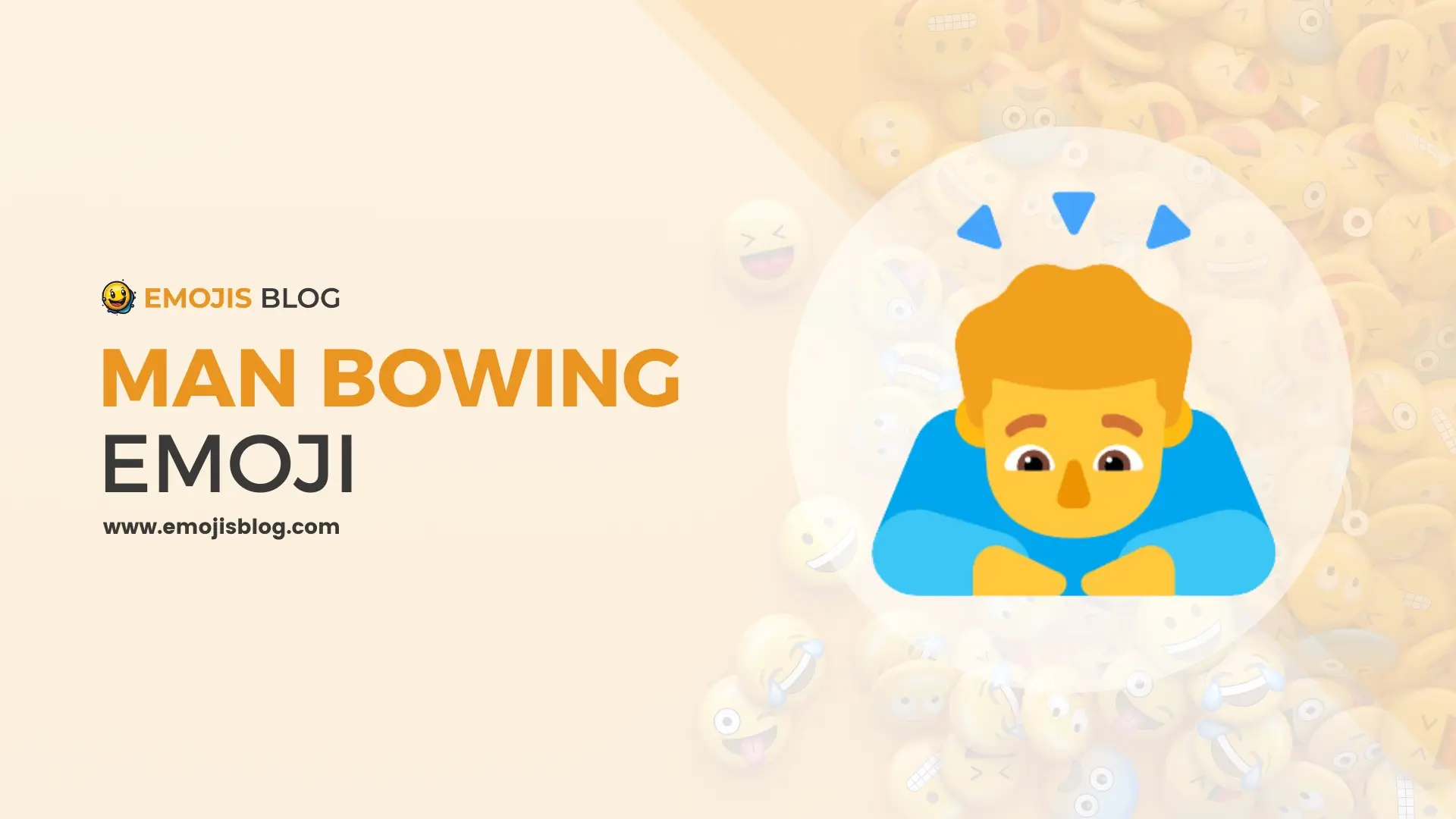 Man Bowing Emoji 🙇‍♂️