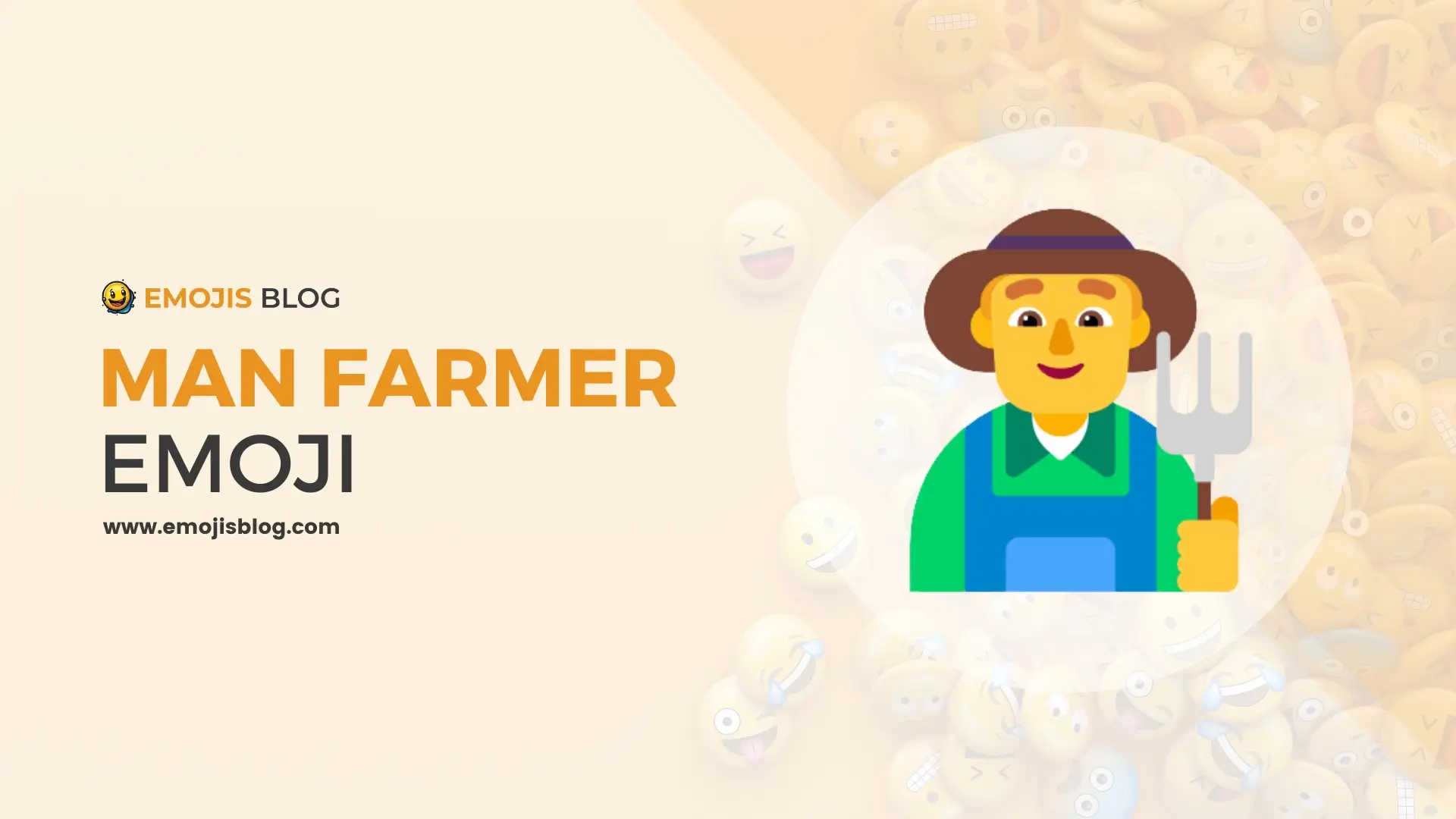 Man Farmer Emoji 👨‍🌾