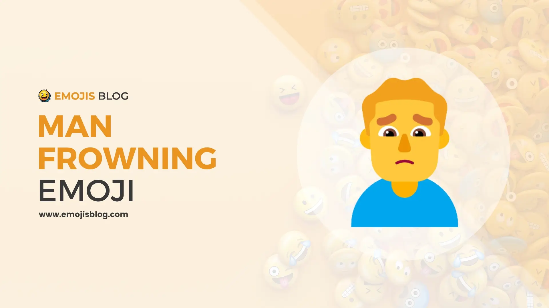 Man Frowning Emoji 🙍‍♂️