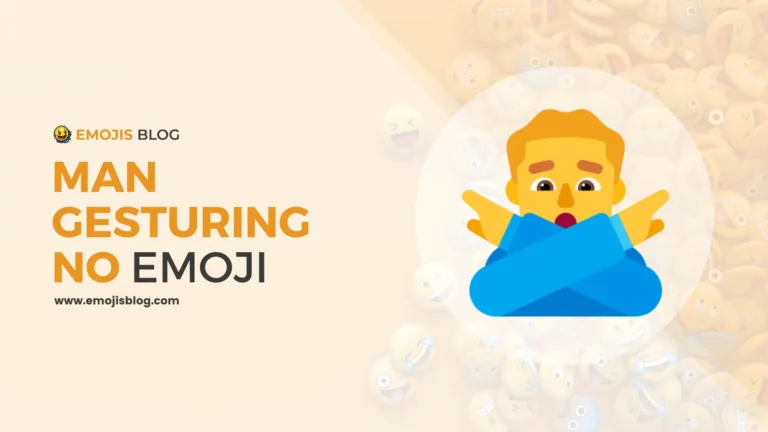Man Gesturing No Emoji 🙅‍♂️