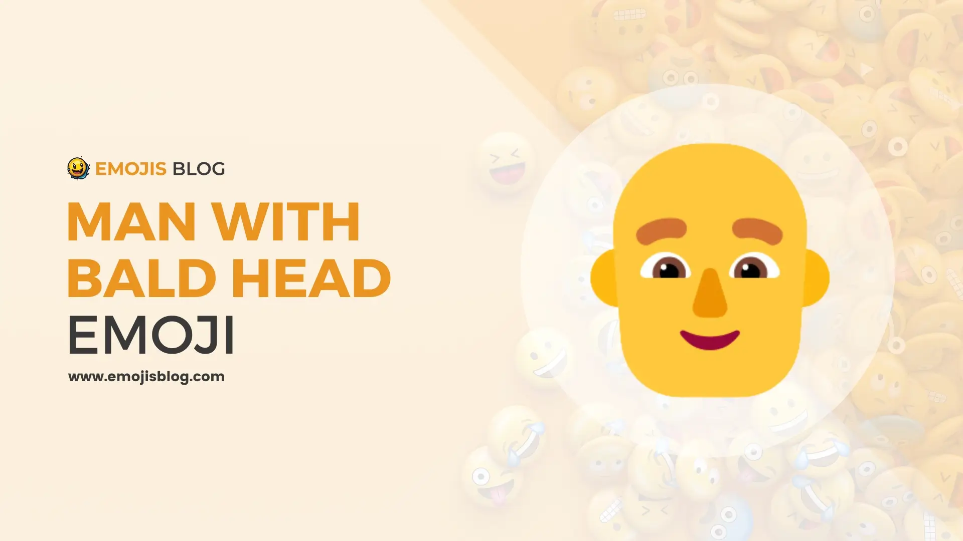 Man With Bald Head Emoji