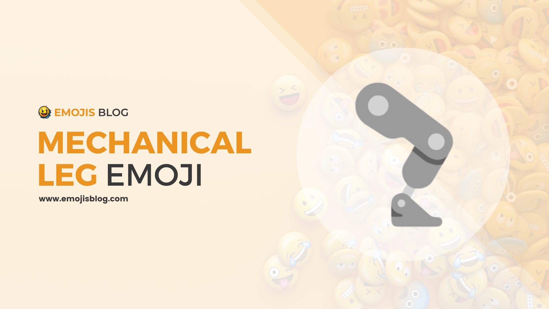 Mechanical Leg Emoji 🦿