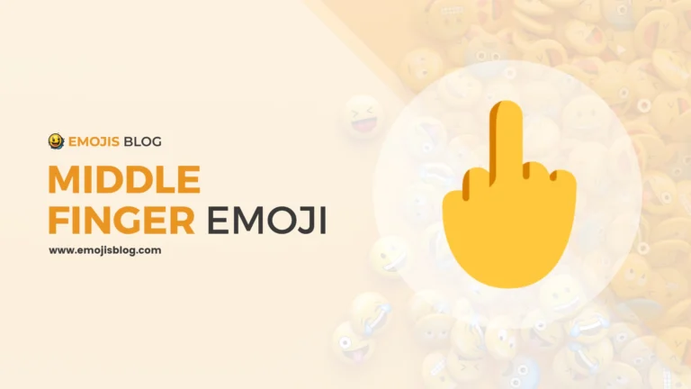 Middle Finger Emoji 🖕