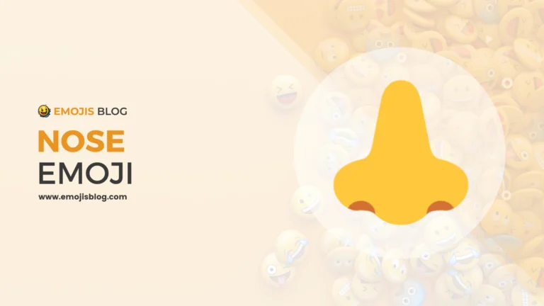 Nose Emoji 👃