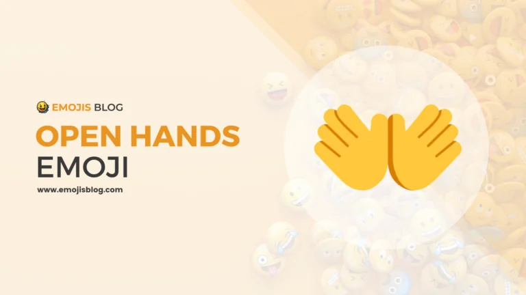 Open Hands Emoji 👐