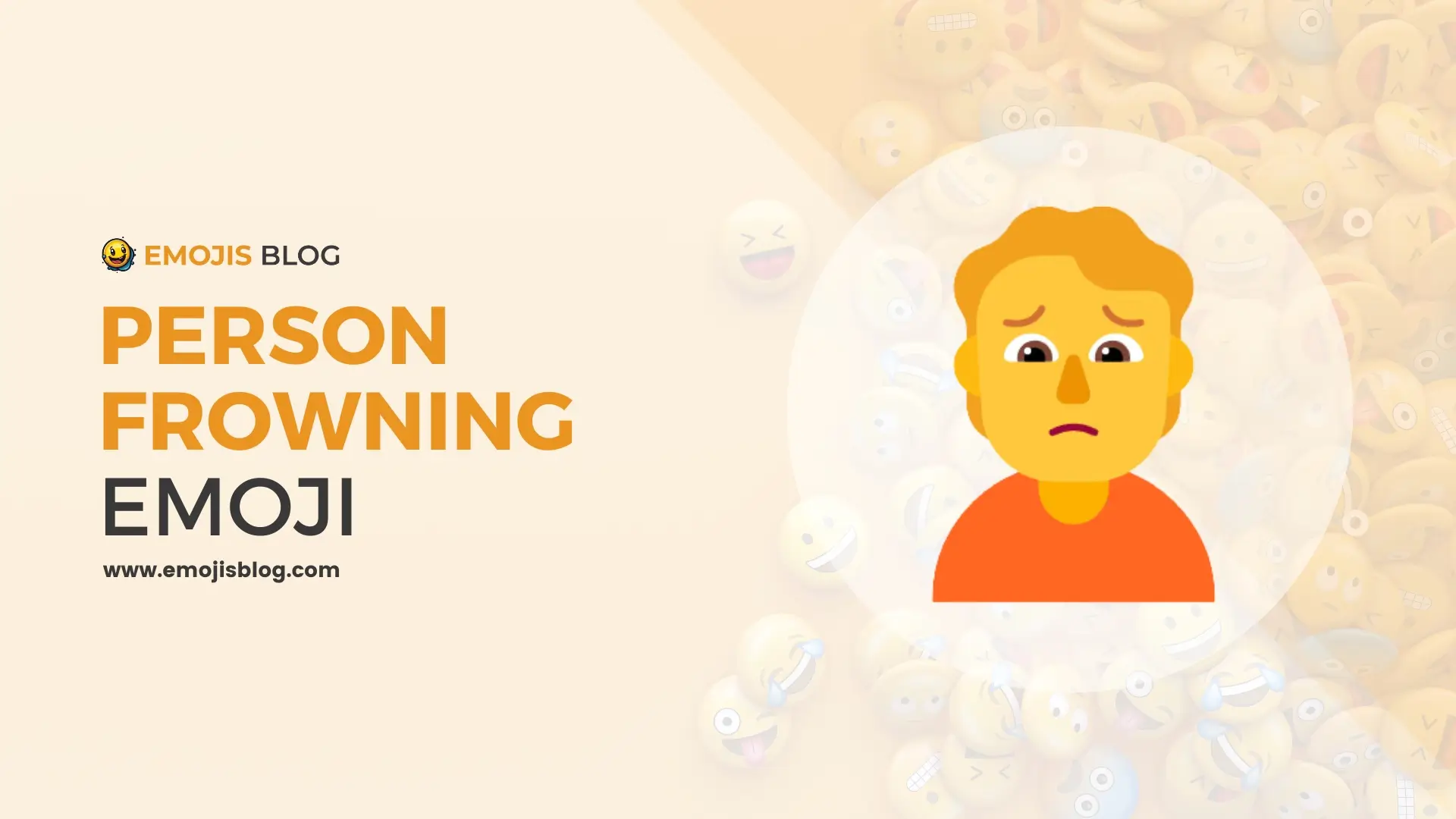 Person Frowning Emoji 🙍