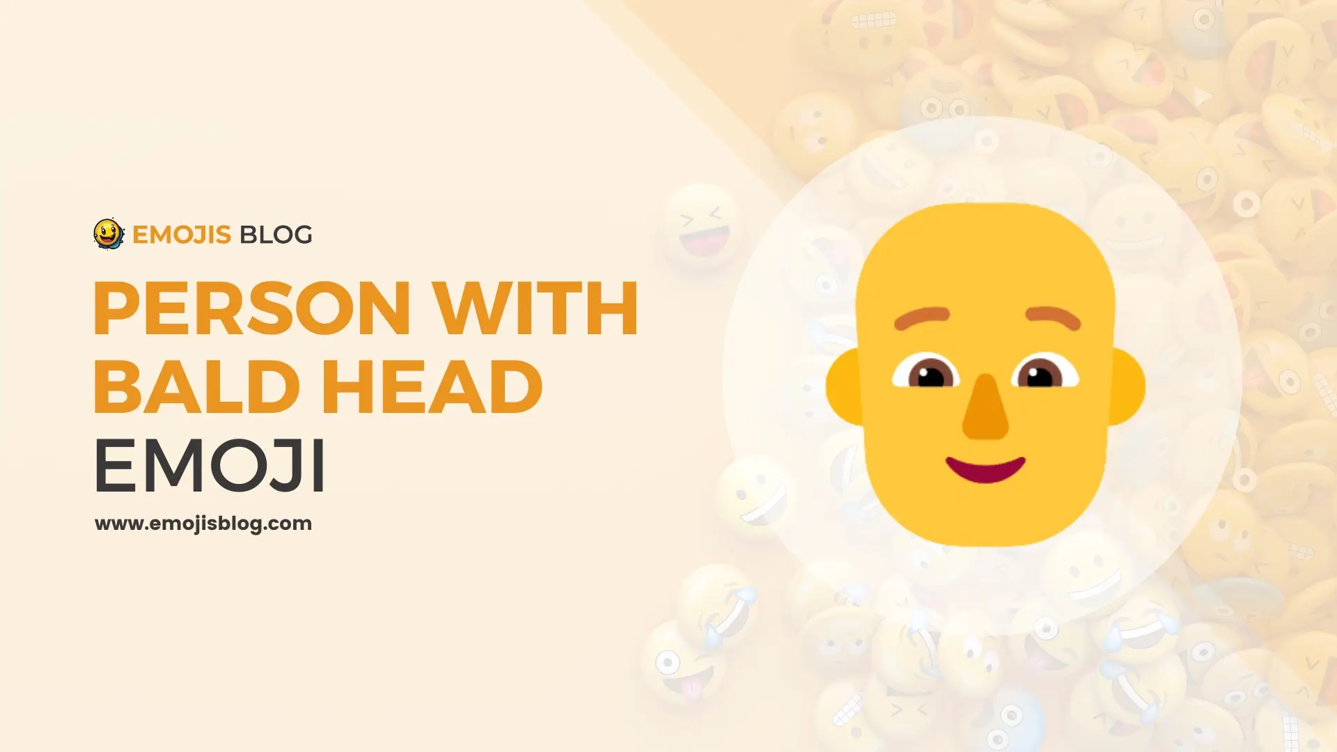 Person With Bald Head Emoji