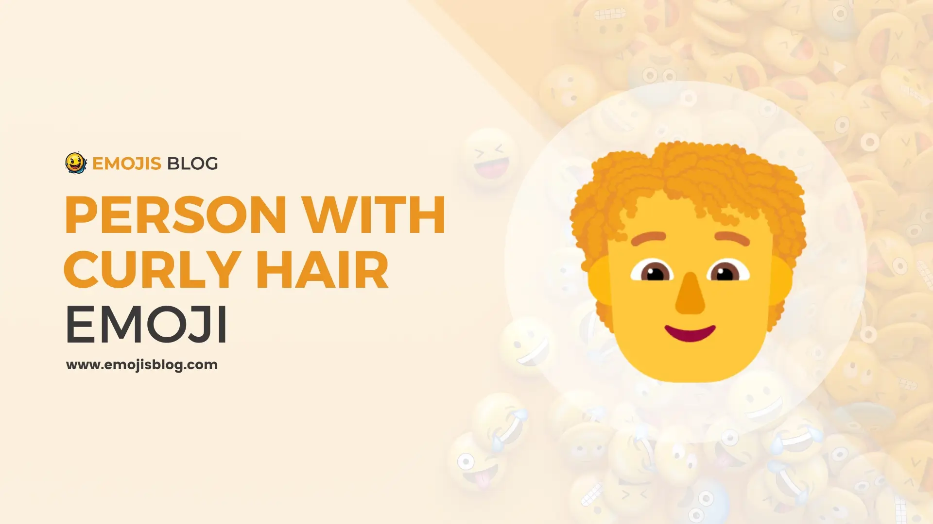 Person With Curly Hair Emoji