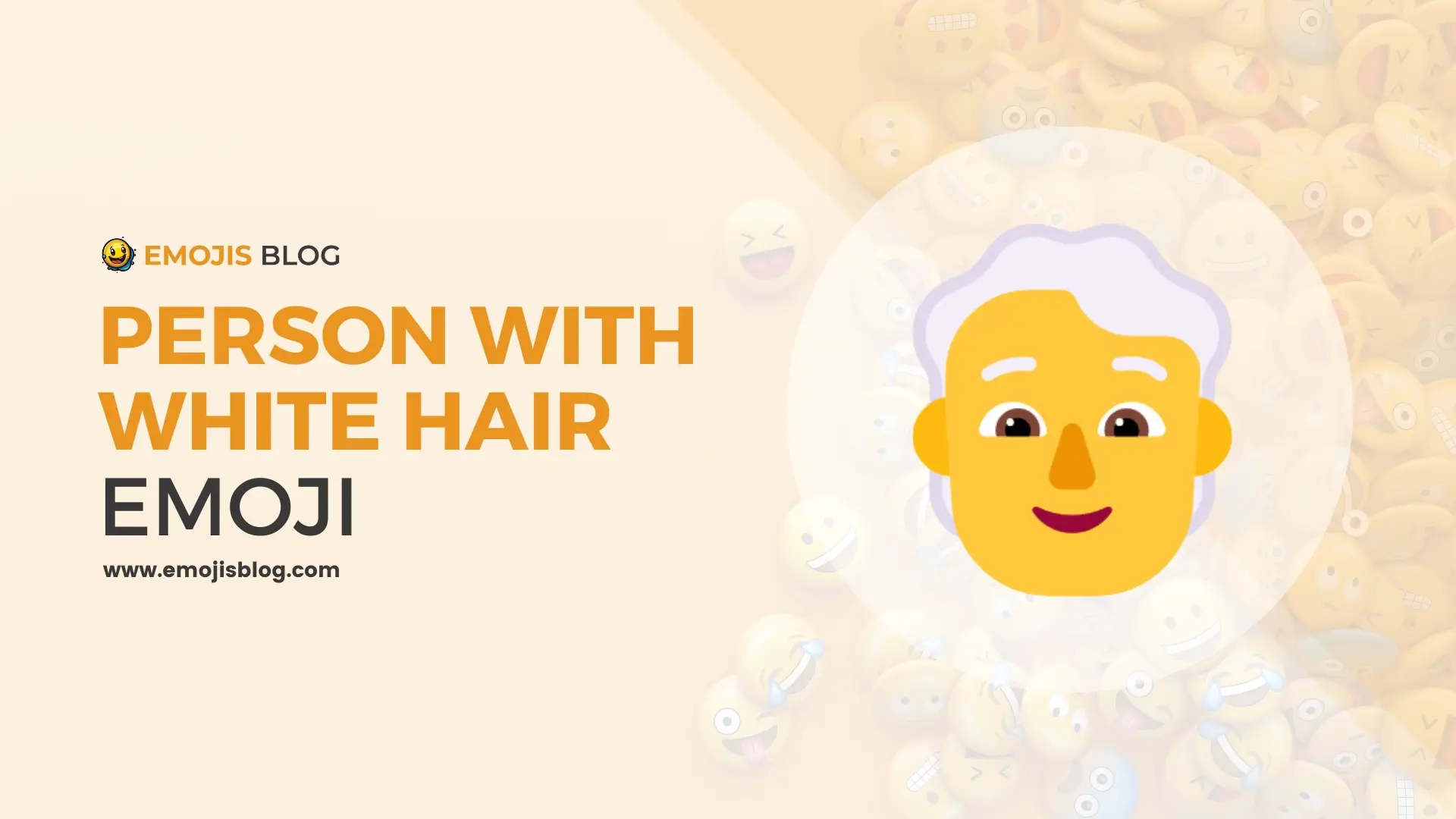 Person With White Hair Emoji