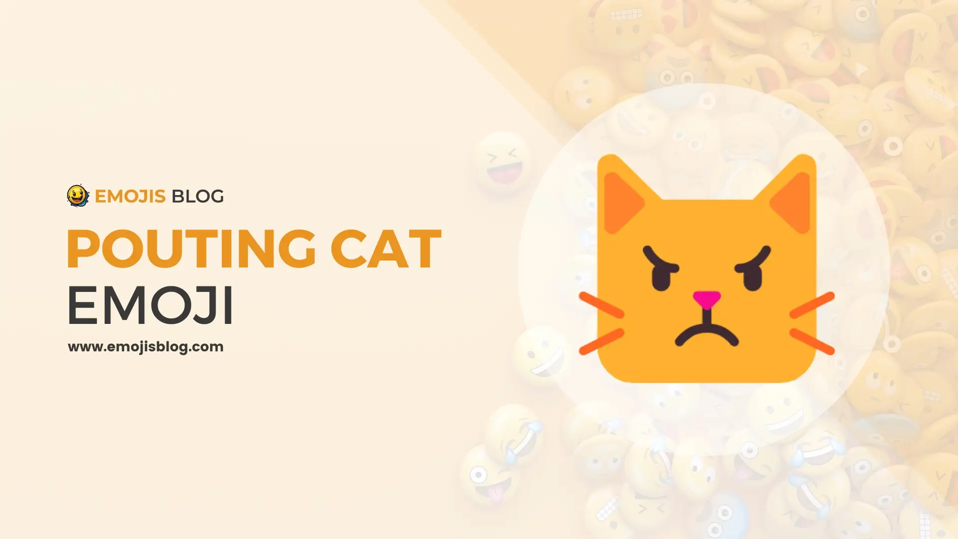 Pouting Cat Emoji 😾