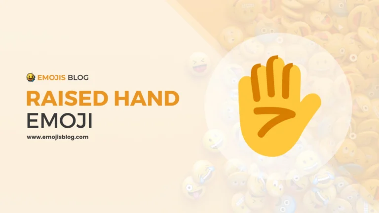 Raised Hand Emoji ✋