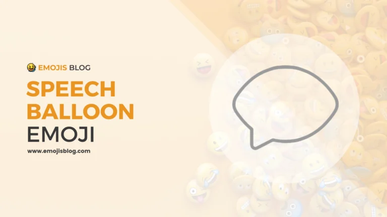 Speech Balloon Emoji 💬