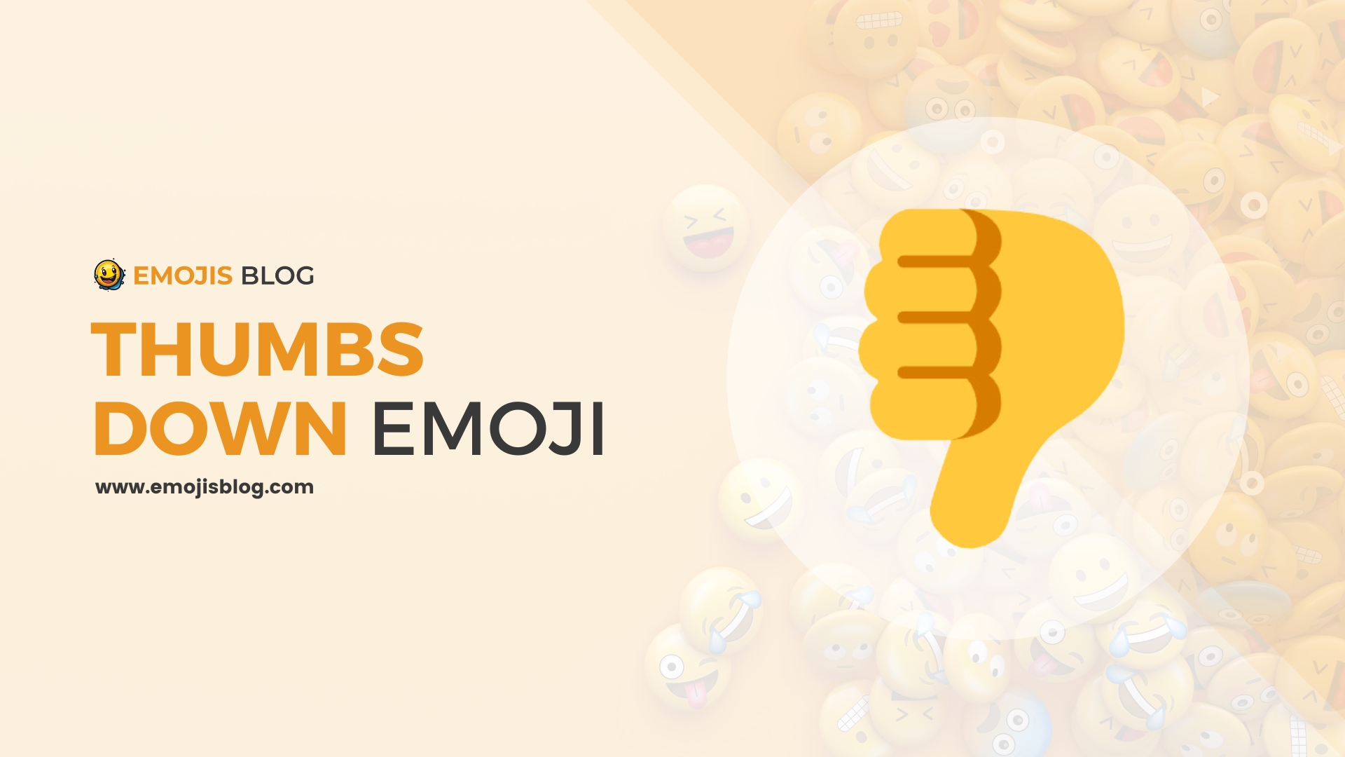 Thumbs Down Emoji 👎