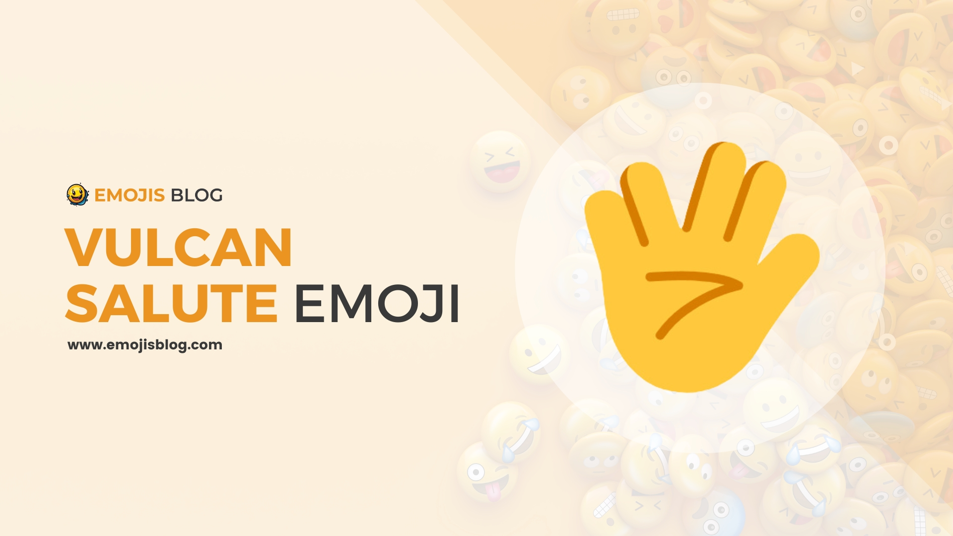 Vulcan Salute Emoji 🖖