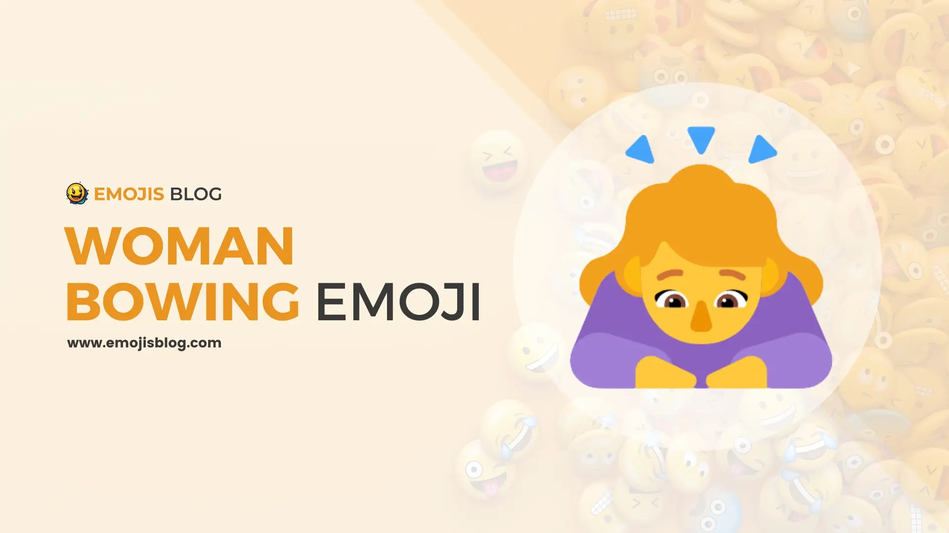 Woman Bowing Emoji 🙇‍♀️