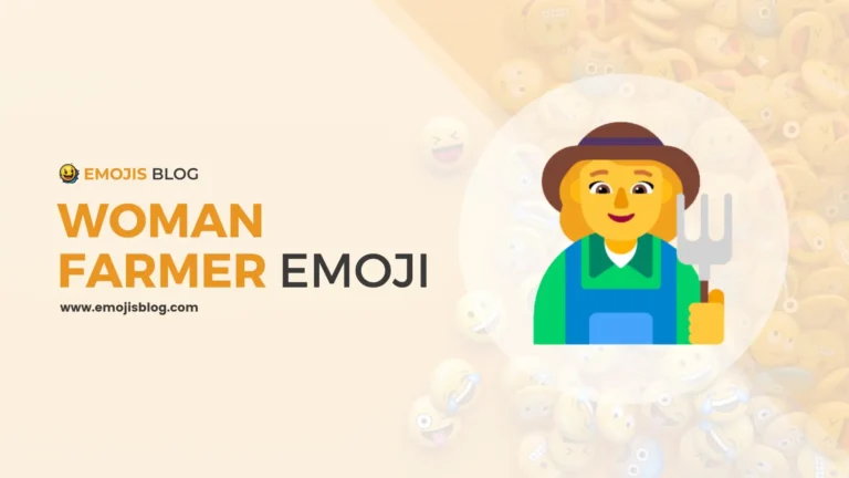 Woman Farmer Emoji 👩‍🌾