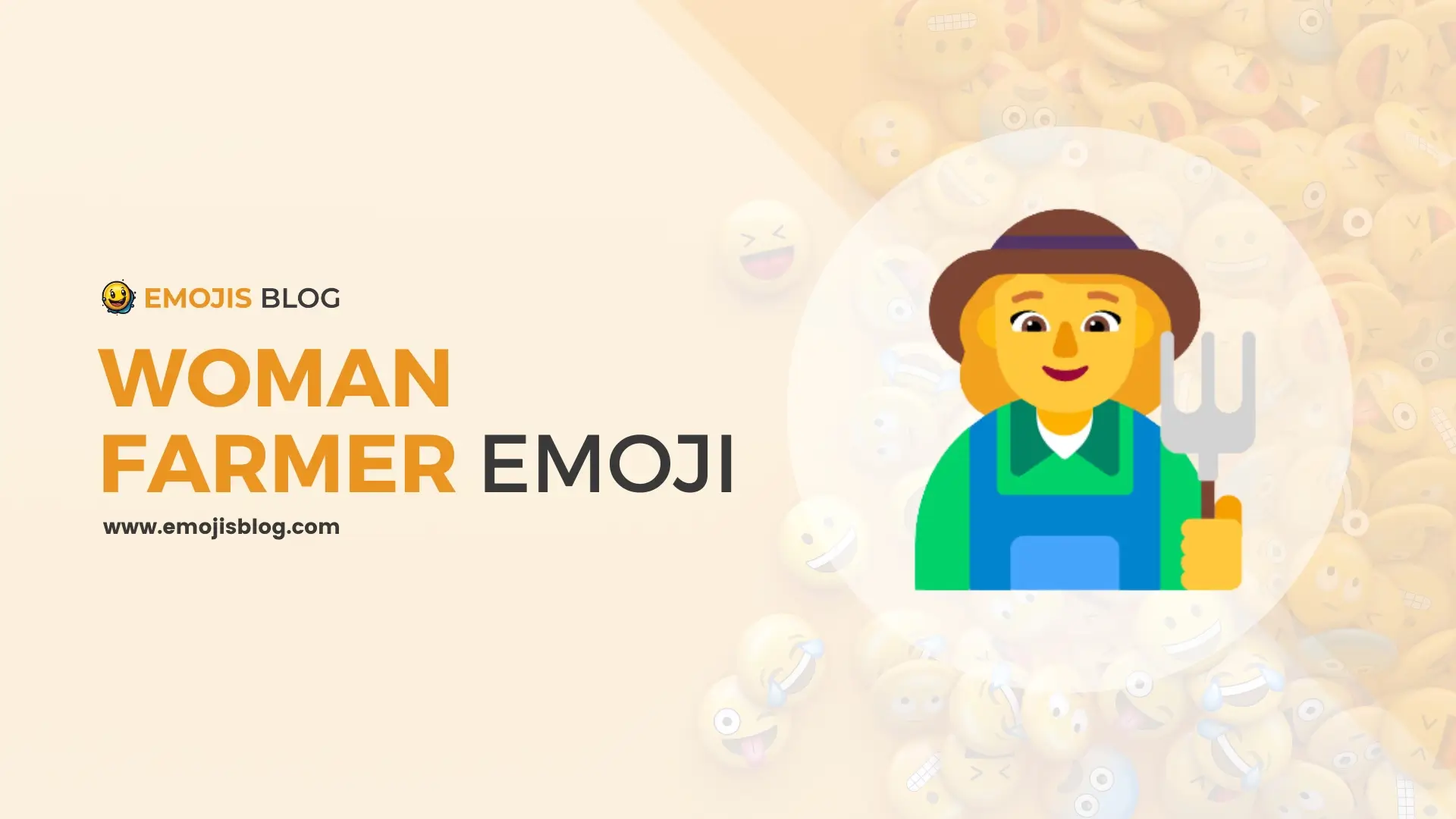 Woman Farmer Emoji 👩‍🌾