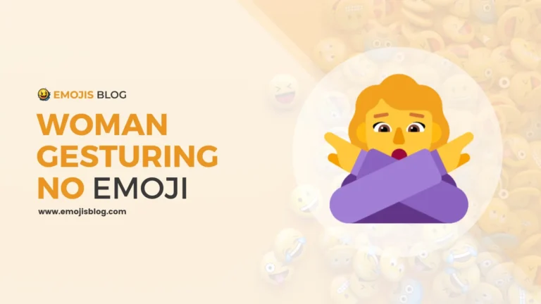 Woman Gesturing No Emoji 🙅‍♀️