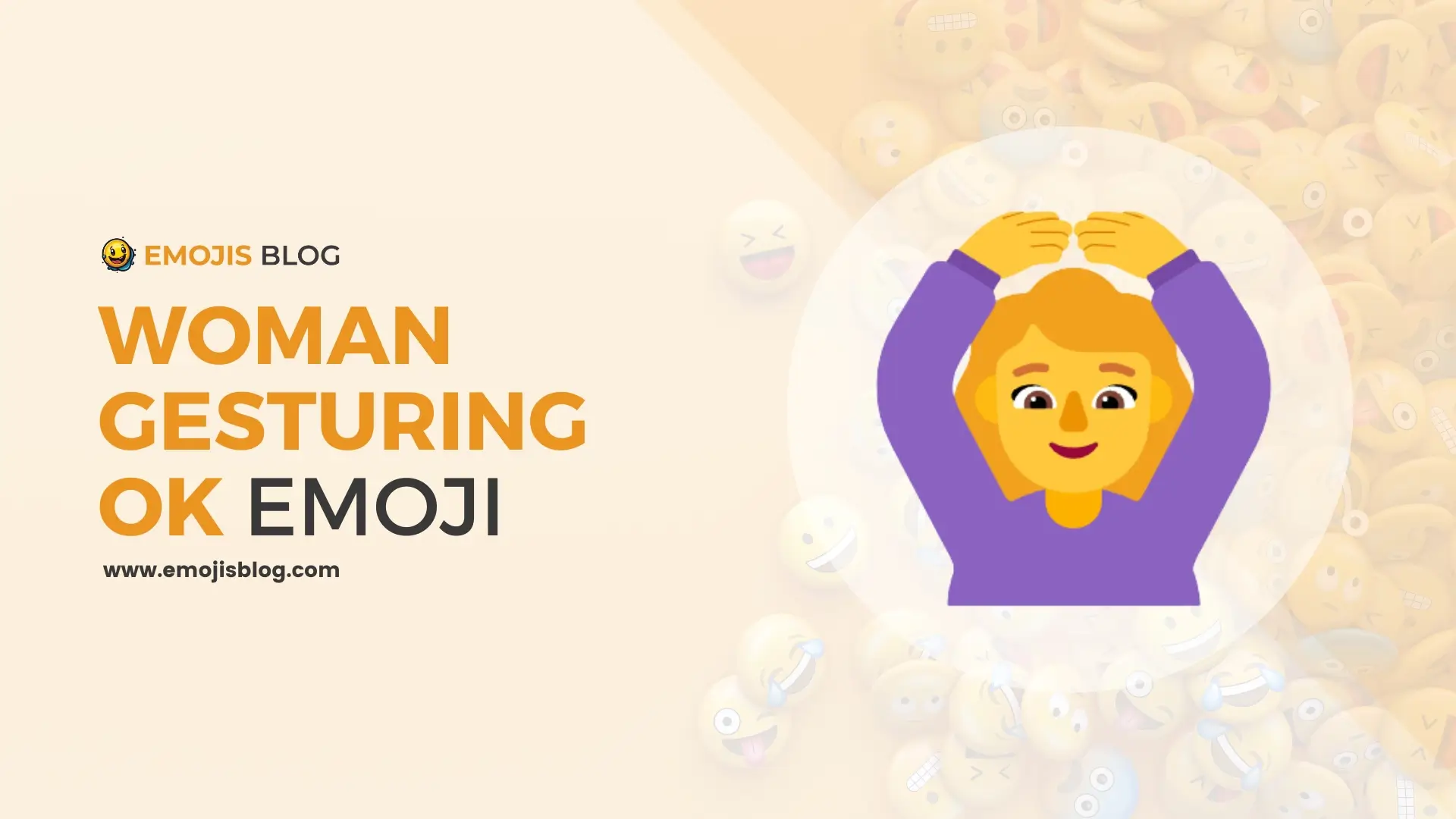 Woman Gesturing Ok Emoji 🙆‍♀️