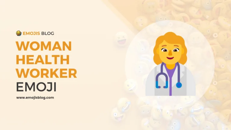 Woman Health Worker Emoji 👩‍⚕️