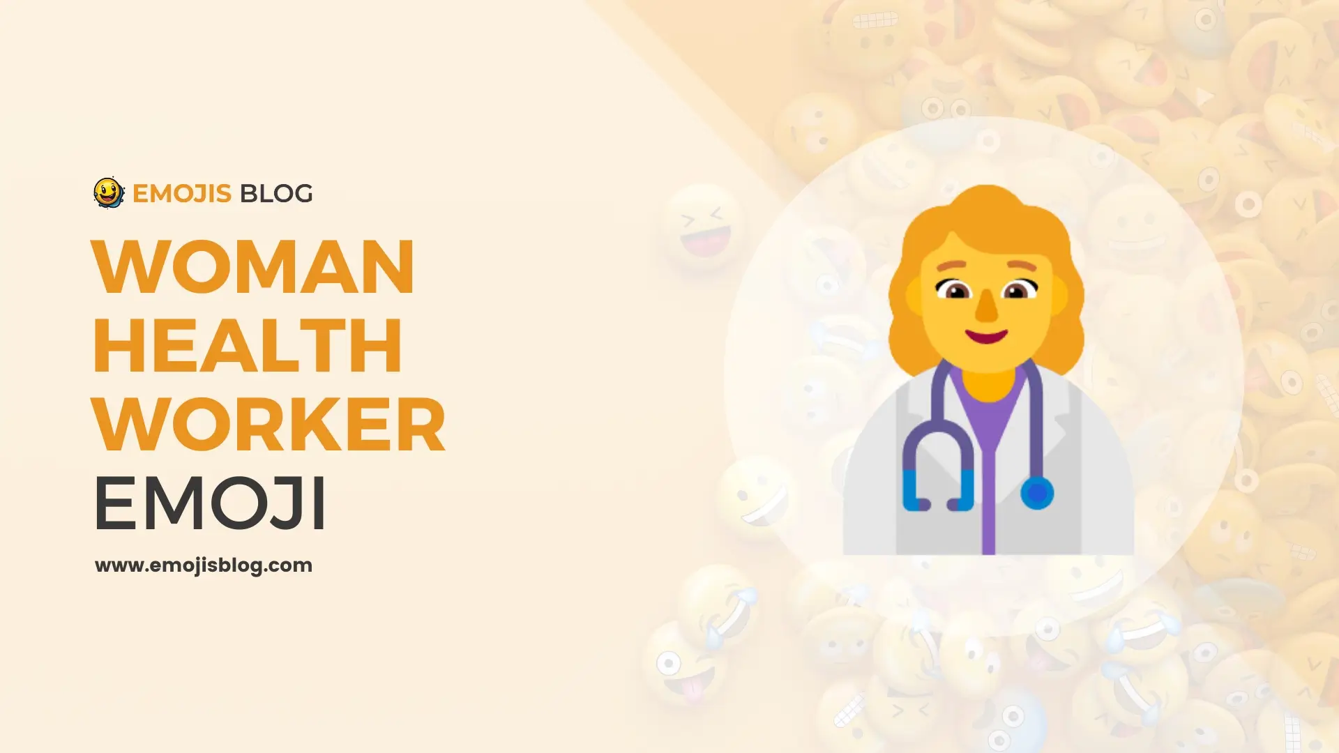 Woman Health Worker Emoji 👩‍⚕️